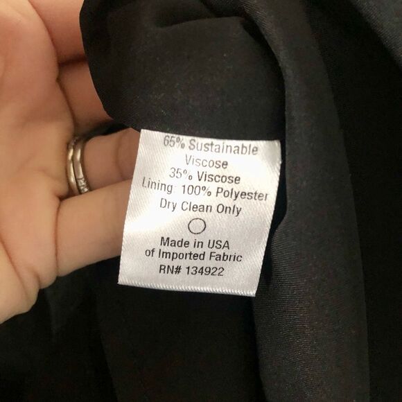 Emerson Fry Sophia Mini Skirt Wrap Black - size S - Picture 8 of 8